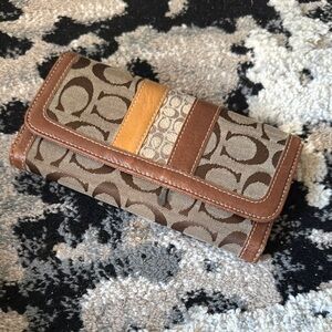 Coach Y2K  Signature Trifold Wallet